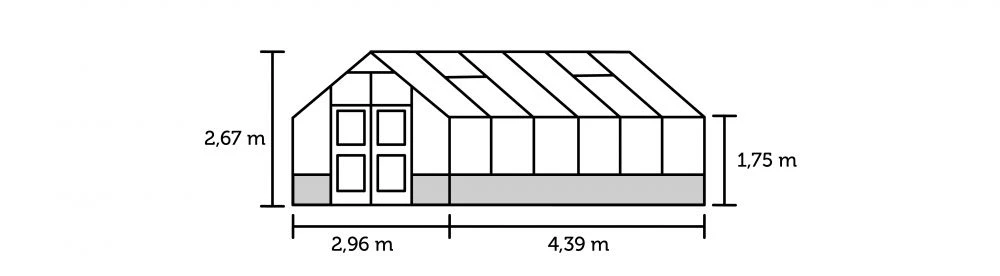 Royal Well Tuinkas Premium 13,0 Wall Antracietgrijs Gecoat - Afbeelding 10